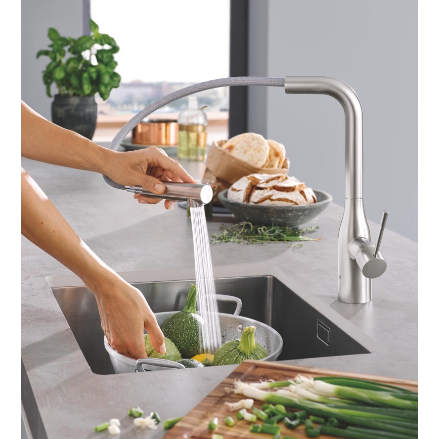 GROHE 30270DC0 - ESSENCE keukenkraan, RVS