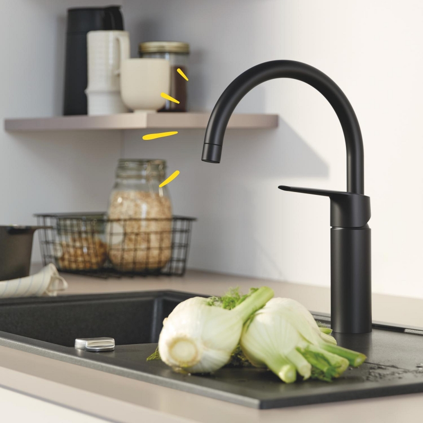 GROHE 304692430 - Mitigeur d'évier START 339 mm noir
