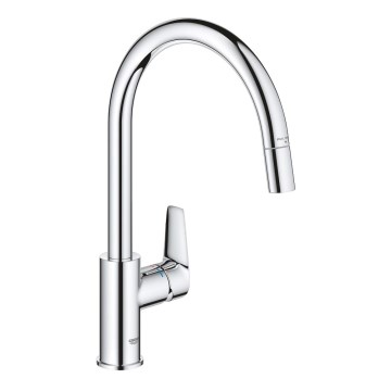 GROHE 30550000 - Mitigeur d'évier START EDGE 357 mm chromé brillant