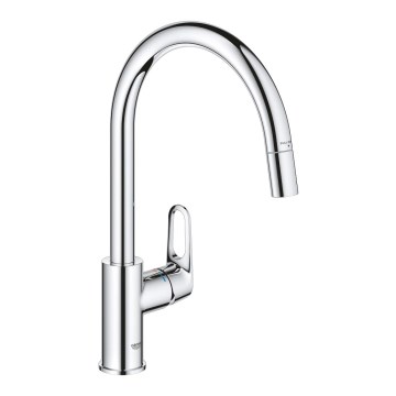 GROHE 30569000 - Mitigeur d'évier START FLOW 357 mm, chrome brillant