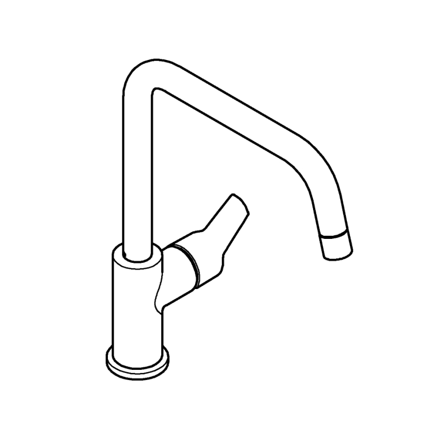 GROHE 30630000 - Keukenkraan START 311 mm glanzend chroom