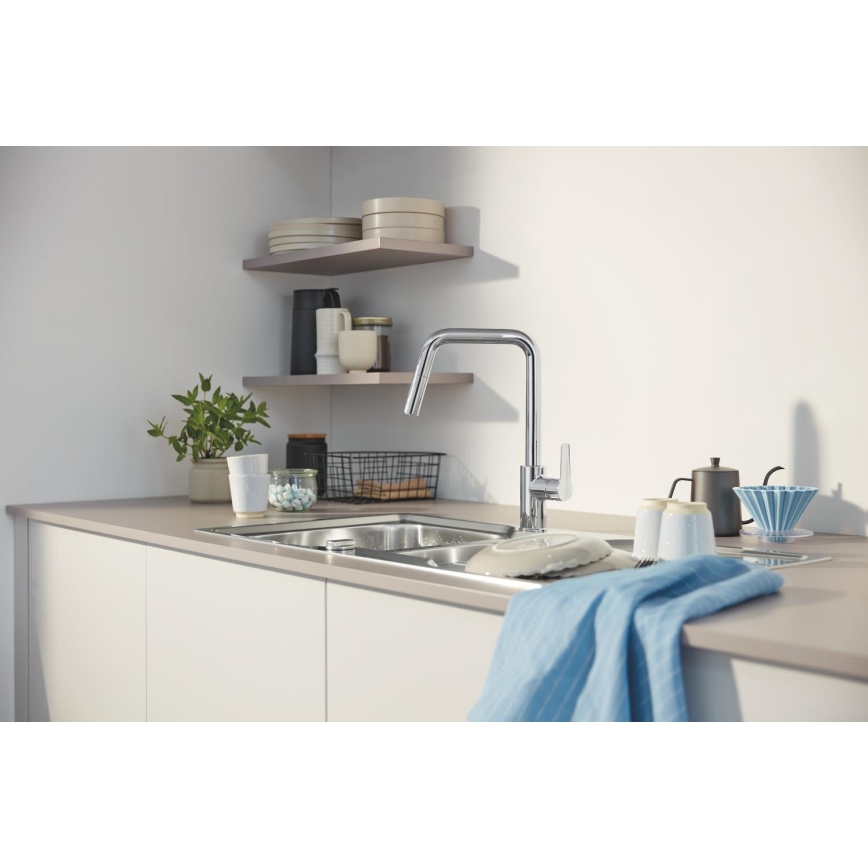 GROHE 30631000 - Keukenkraan QUICKFIX START 362 mm glanzend chroom