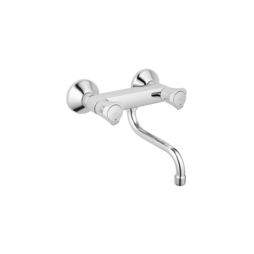 GROHE 31187001 - COSTA L wandkraan voor spoelbak 200 mm, glanzend chroom