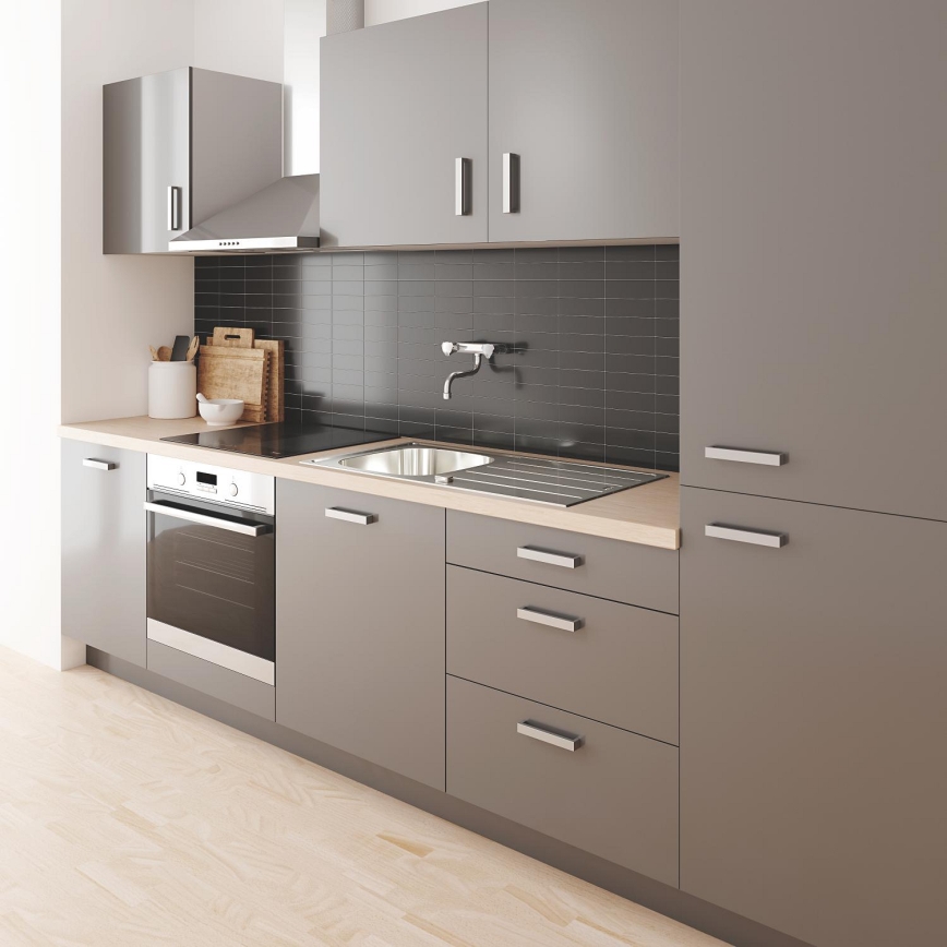 GROHE 31187001 - Mitigeur mural pour évier COSTA L 200 mm, chromé brillant