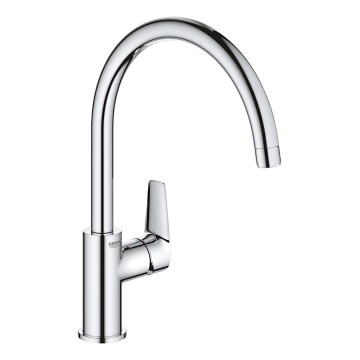 GROHE 31367001 - Mitigeur d'évier BAUEDGE 332 mm, finition chrome brillant