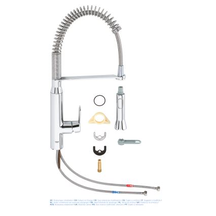 GROHE 31379000 - Mitigeur d'évier K7 G12” finition chrome brillant