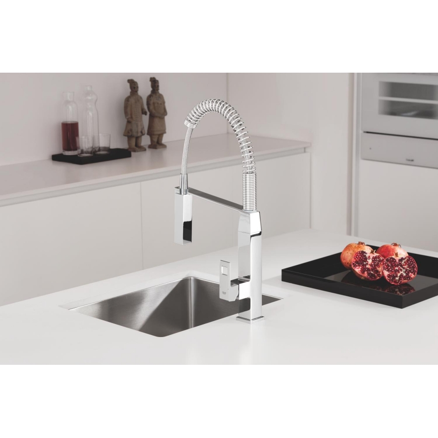 GROHE 31395000 - Mitigeur d'évier EUROCUBE 547 mm chrome poli