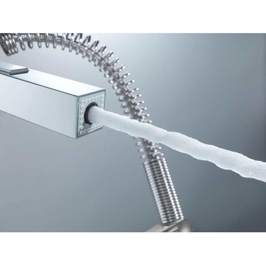 GROHE 31395000 - Mitigeur d'évier EUROCUBE 547 mm chrome poli