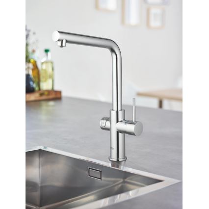 GROHE 31454001 - Keukenkraan BLUE HOME L-uitloop glanzend chroom