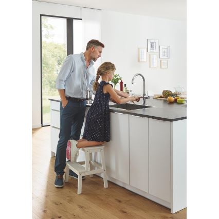 GROHE 31455001 - Keukenkraan BLUE HOME glanzend chroom