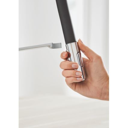 GROHE 31491000 - Mitigeur d'évier CONCETTO avec douchette professionnelle chrome brillant