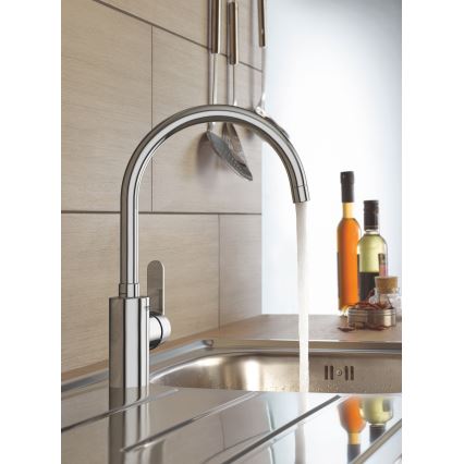 GROHE 31494001 - Mitigeur d'évier GET, chromé brillant