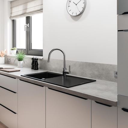 GROHE 31494001 - Mitigeur d'évier GET, chromé brillant