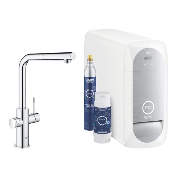 GROHE 31539000 - Keukenkraan BLUE HOME L-uitloop glanzend chroom