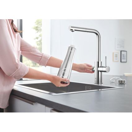 GROHE 31539000 - Keukenkraan BLUE HOME L-uitloop glanzend chroom
