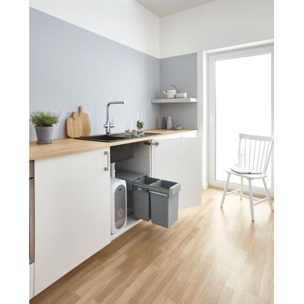 GROHE 31539000 - Mitigeur pour évier BLUE HOME, bec en L, chromé brillant