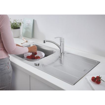 GROHE 31563SD1 - Évier K500 1000 × 500 mm en acier inoxydable