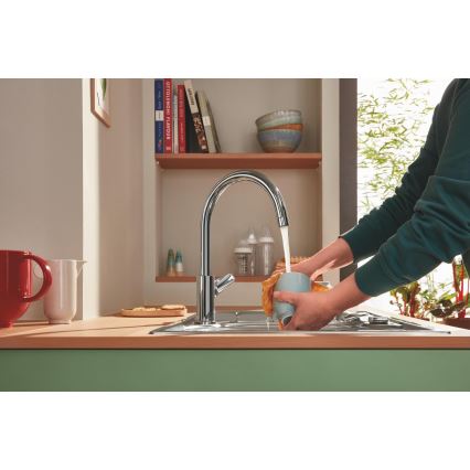 GROHE 31564SD1 - Évier K200 965 × 500 mm en acier inoxydable