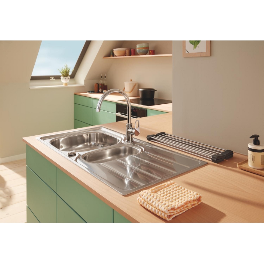 GROHE 31564SD1 - Évier K200 965 × 500 mm en acier inoxydable