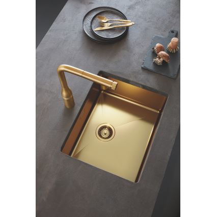 GROHE 31574GN1 - Évier de cuisine K700U 550 x 450 mm doré