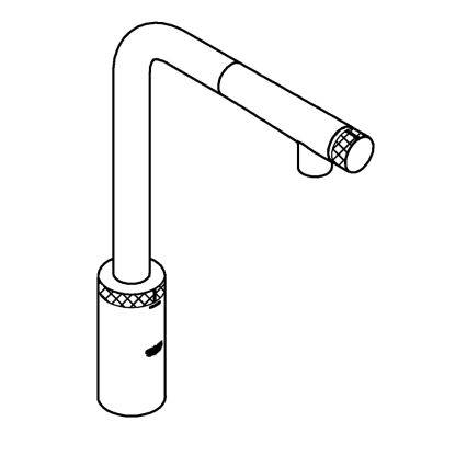 GROHE 31613DC0 - Keukenkraan A SmartControl RVS