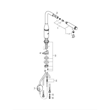 GROHE 31615000 - Mitigeur pour évier ESSENCE SMARTCONTROL 366 mm chrome brillant