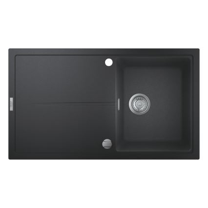 GROHE 31640AP0 - Composiet spoelbak K400 860 × 500 mm zwart