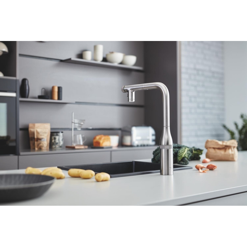 GROHE 31653AP0 - Évier K700U 457 × 406 mm pierre/noir
