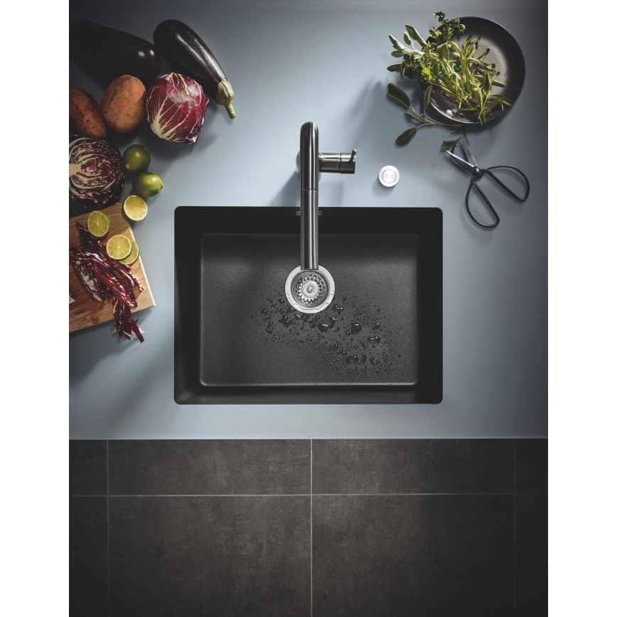 GROHE 31655AP0 - Évier en composite K700U 610 × 460 mm noir