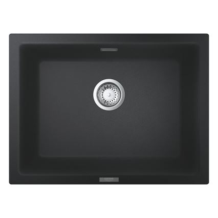 GROHE 31655AP0 - Évier K700U 610 × 460 mm, pierre noire/noir
