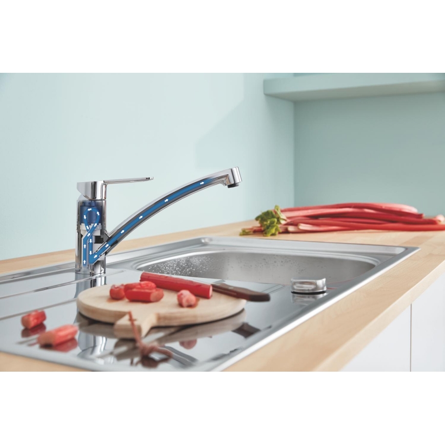 GROHE 31680000 - Keukenkraan BAUECO glanzend chroom