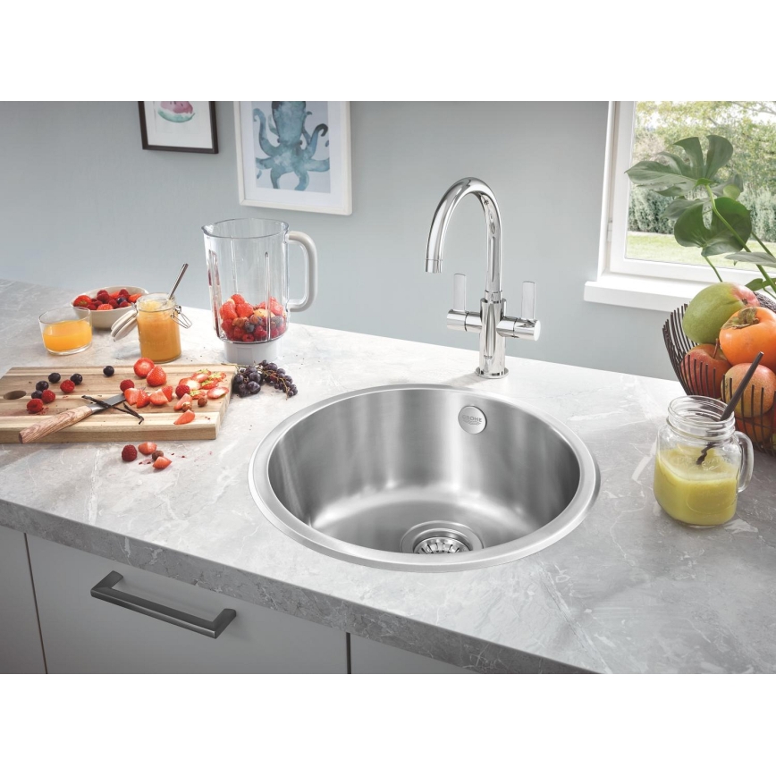GROHE 31720SD0 - Spoelbak K200 440 x 440 x 180 RVS