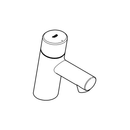 GROHE 32207001 - Mitigeur monocommande pour lavabo CONCETTO XS, finition chrome brillant