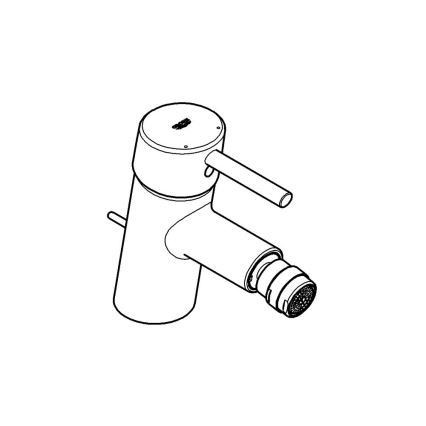 GROHE 32208001 - Bidetmengkraan CONCETTO DN 15 glanzend chroom