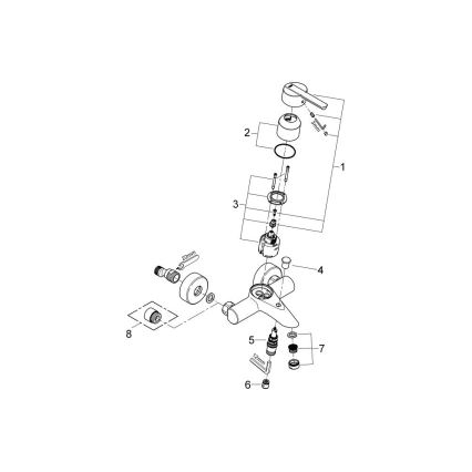 GROHE 32269000 - Mitigeur de baignoire FEEL DN 15 chrome brillant