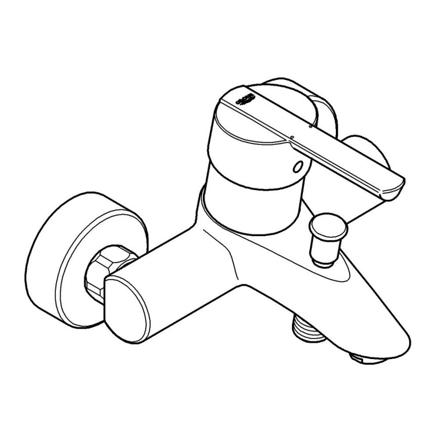 GROHE 32269000 - Mitigeur de baignoire FEEL DN 15 chrome brillant