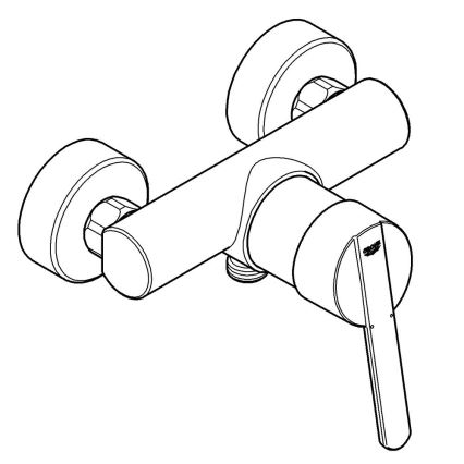 GROHE 32270000 - Mitigeur de douche FEEL DN 15 chrome brillant