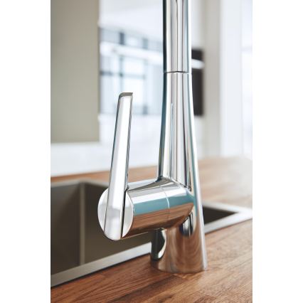 GROHE 32294002 - Mitigeur pour évier ZEDRA 401 mm chrome poli