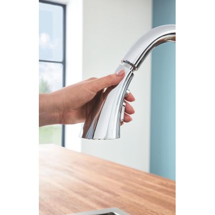 GROHE 32294002 - Mitigeur pour évier ZEDRA 401 mm chrome poli