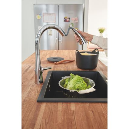 GROHE 32294002 - Mitigeur pour évier ZEDRA 401 mm chrome poli