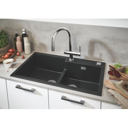 GROHE 32321002 - Mitigeur d'évier A, finition chrome brillant