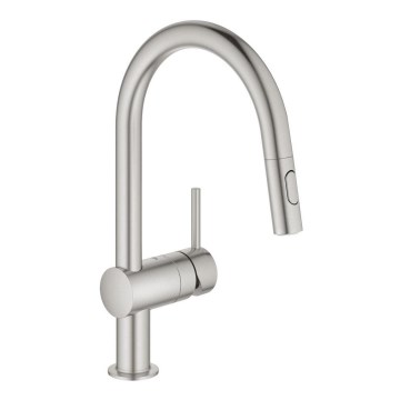 GROHE 32321DC2 - Mitigeur d'évier A en acier inoxydable