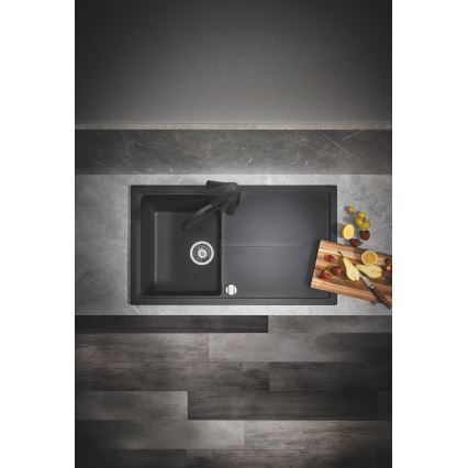 GROHE 324412432 - Mitigeur d'évier START 184 mm noir