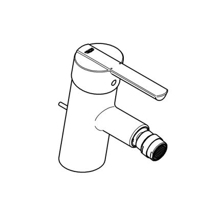 GROHE 32558000 - Bidetkraan FEEL DN 15 glanzend chroom