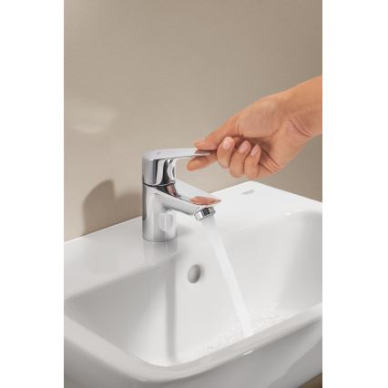 GROHE 32861001 - BAUEDGE wastafelmengkraan 131 mm, glanzend chroom