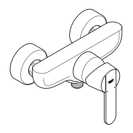 GROHE 32888000 - Douchemengkraan GET DN 15 glanzend chroom