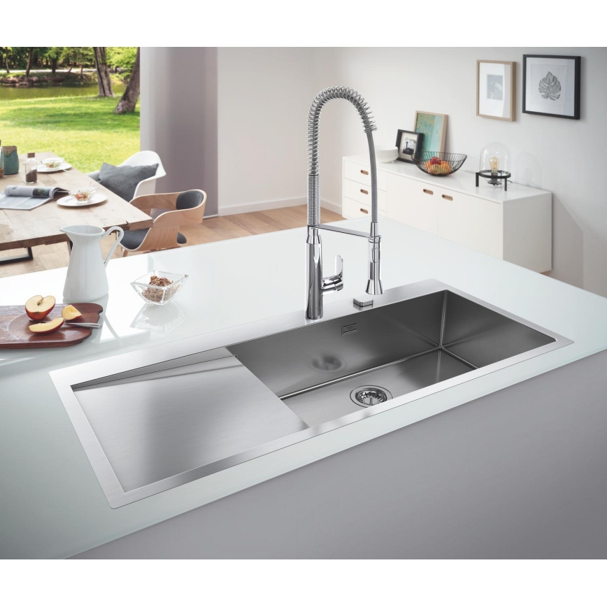 GROHE 32950000 - Mitigeur d'évier K7, chrome brillant