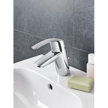 GROHE 33265002 - Mitigeur de lavabo EUROSMART DN 15 taille S, chromé brillant