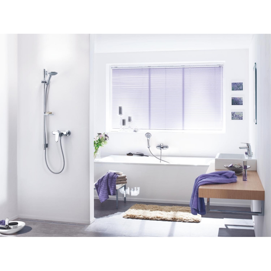 GROHE 33395002 - Ensemble pour baignoire avec mitigeur EURODISC COSMOPOLITAN, finition chrome brillant
