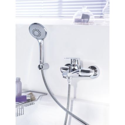 GROHE 33395002 - Ensemble pour baignoire avec mitigeur EURODISC COSMOPOLITAN, finition chrome brillant